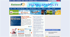 Desktop Screenshot of ketoan7e.com