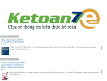 Tablet Screenshot of ketoan7e.com